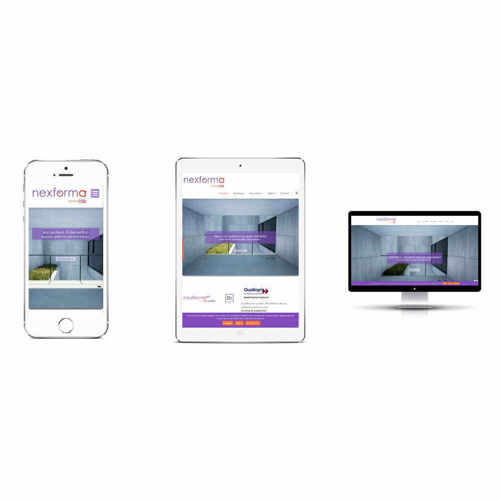 Responsive design Nexforma